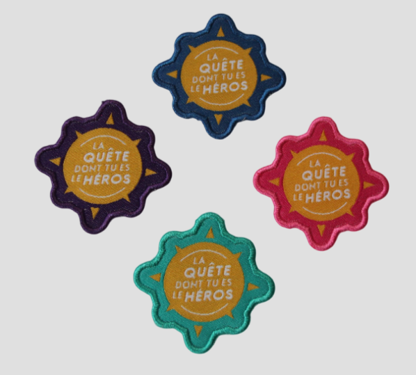 Patchs brodés - Éditions Milan